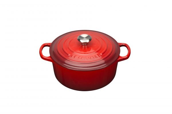 Le Creuset Signature Pata Pyöreä Valurauta Cerise 22 Cm 3.3 L