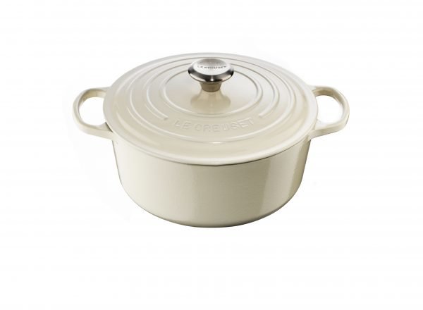 Le Creuset Signature Pata Pyöreä Valurauta Creme 28 Cm 6.7 L