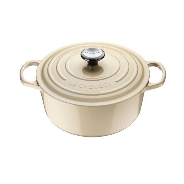 Le Creuset Signature Pyöreä Pata Creme 420 Cl