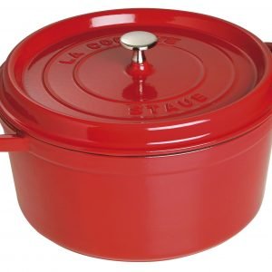 Staub La Cocette Pata Pyöreä Valurauta Punainen 28 Cm 6.7 L