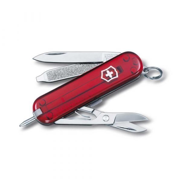 Victorinox Taskuveitsi Signature Rubin Läpikuultava Punainen