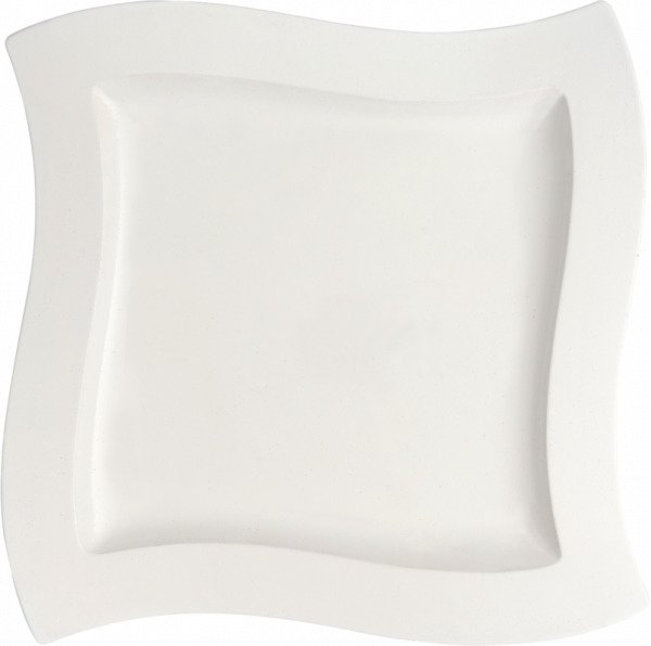 Villeroy & Boch Newwave Lautanen Nelikulmainen Valkoinen 24x24 Cm