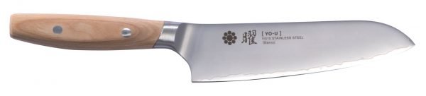 Yaxell Yo U Santoku Veitsi Ruostumaton Teräs 16.5 Cm